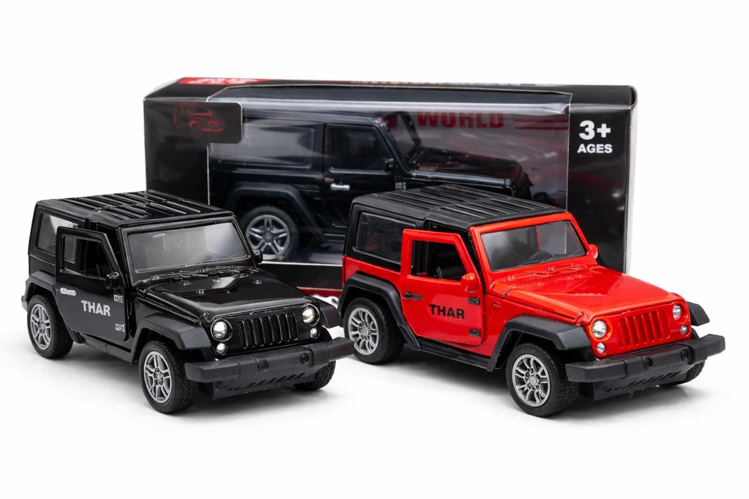 GURTOY® Metal Die Cast Mountain Explorer Jeep Toy Car Set for Kids