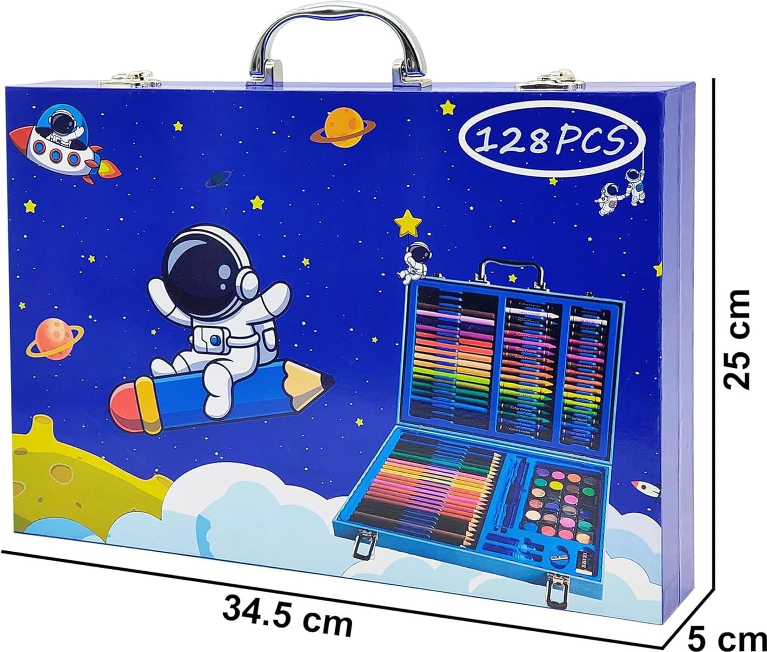 GURTOY® 128 PCS Kids Art & Coloring Kit